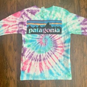 Tye Dye Patagonia Long Sleeve Tee